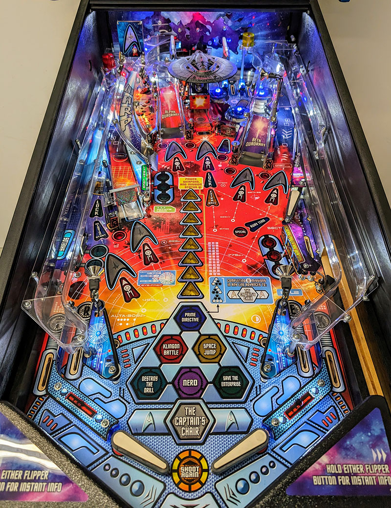 Star Trek Pinball Machine - Playfield